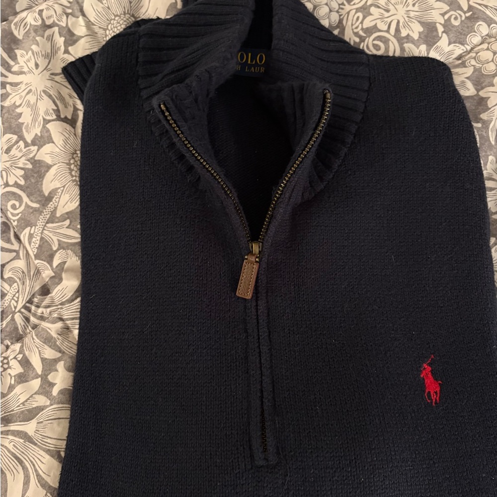 Polo by Ralph Lauren Men's Navy Quarter Zip